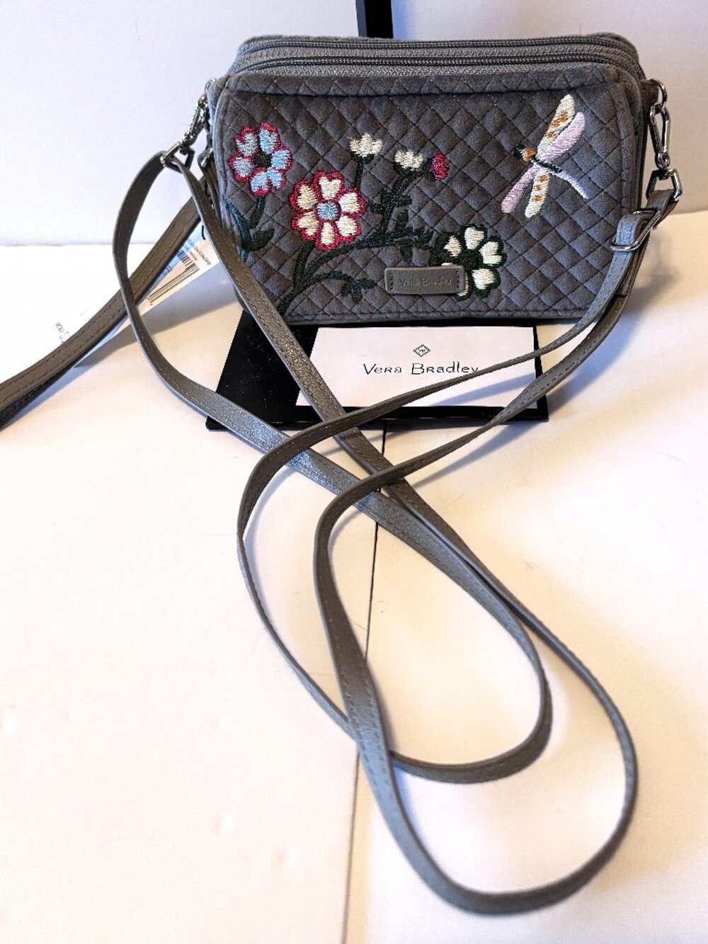 Vera Bradley RFID - Grey Wolf All-In-One Crossbody